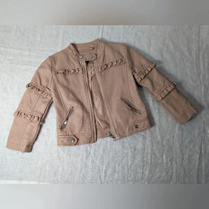 Urban Republic pink vegan pleather jacket size 3T girls